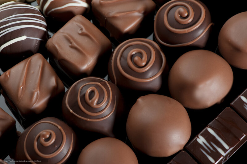Assorted Chocolate Candies — Brown, Indulgent, Photograph, Sweets