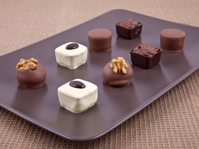 Assorted Chocolate Candies — Brown, Neutral