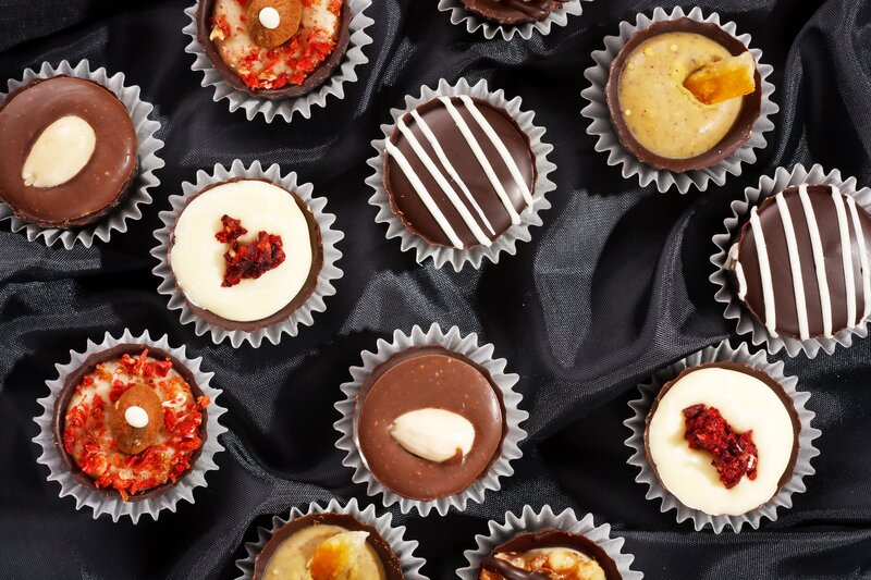 Assorted Chocolate Truffles — Black, Indulgent