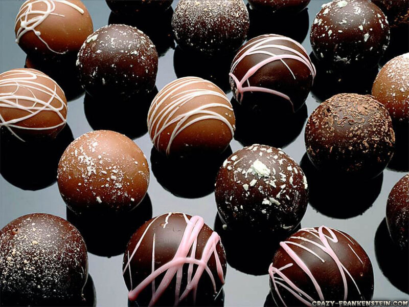 Assorted Chocolate Truffles — Brown, Appetizing