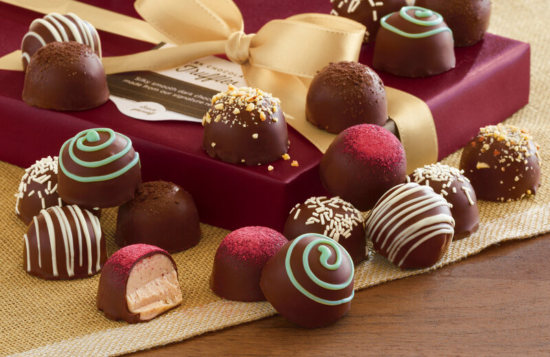 Assorted Chocolate Truffles — Brown, Indulgent, Photograph, Chocolate Box