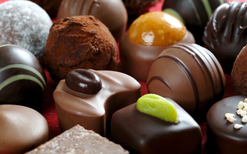 Assorted Chocolate Truffles — Brown, Indulgent, Photograph, Cocoa Powder