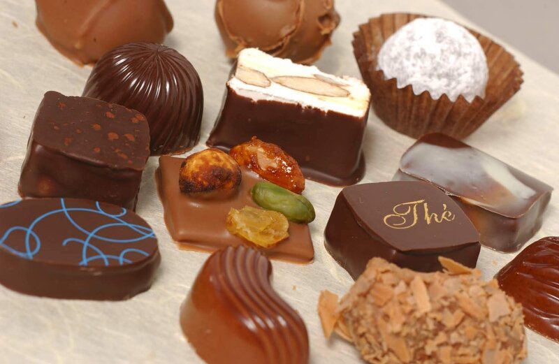 Assorted Chocolate Truffles — Brown, Indulgent, Photograph, Nuts, Powdered Sugar