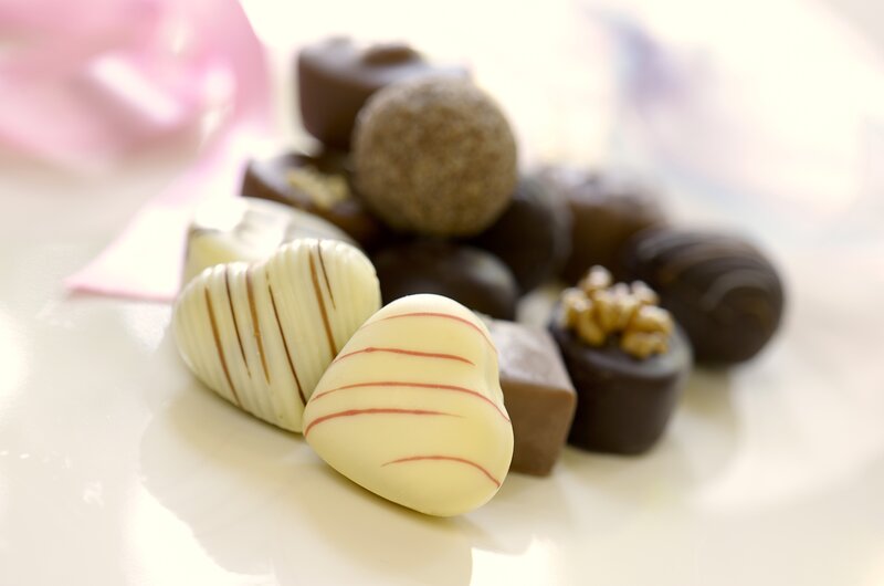 Assorted Chocolate Truffles — White, Delicate