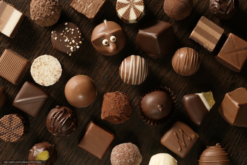 Assorted Chocolates — Brown, Indulgent, Photograph, Chocolate
