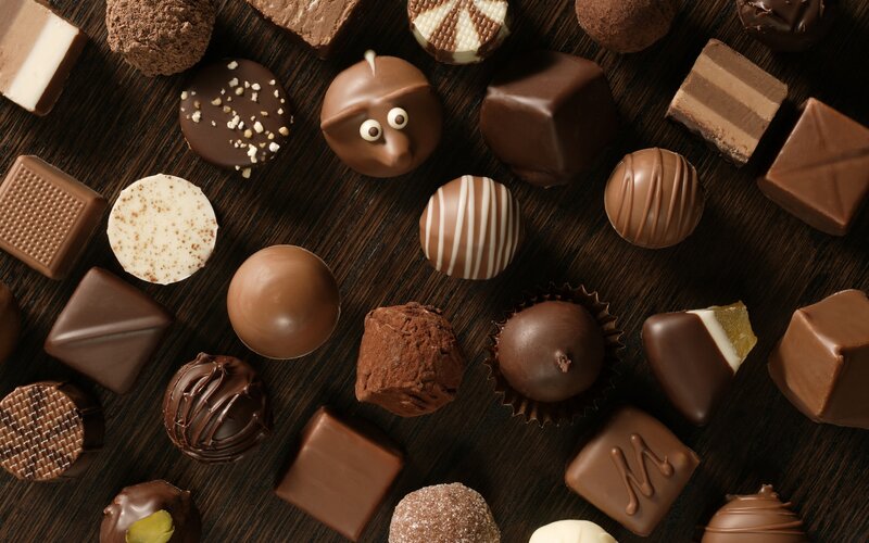 Assorted Chocolates — Brown, Indulgent