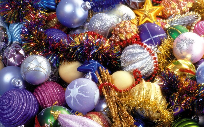 assorted christmas ornaments
