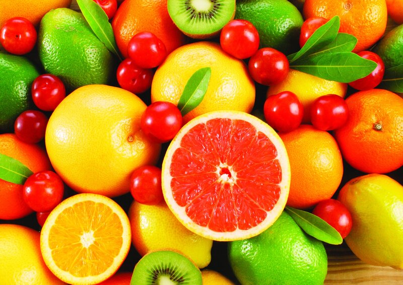 Assorted Citrus Fruits — Green, Vibrant