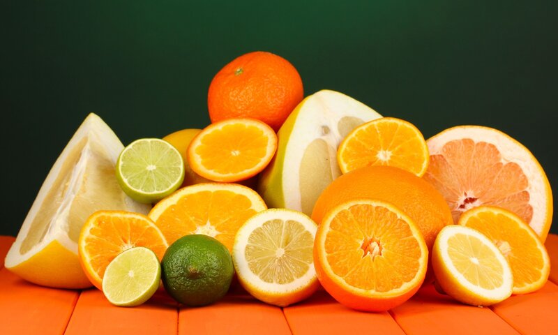 Assorted Citrus Fruits — Orange, Vibrant, Photograph, Slices