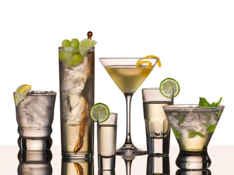 Assorted Cocktails — White