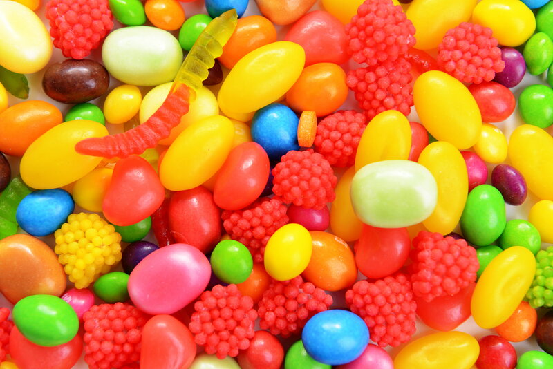 Assorted Colorful Candies — Yellow
