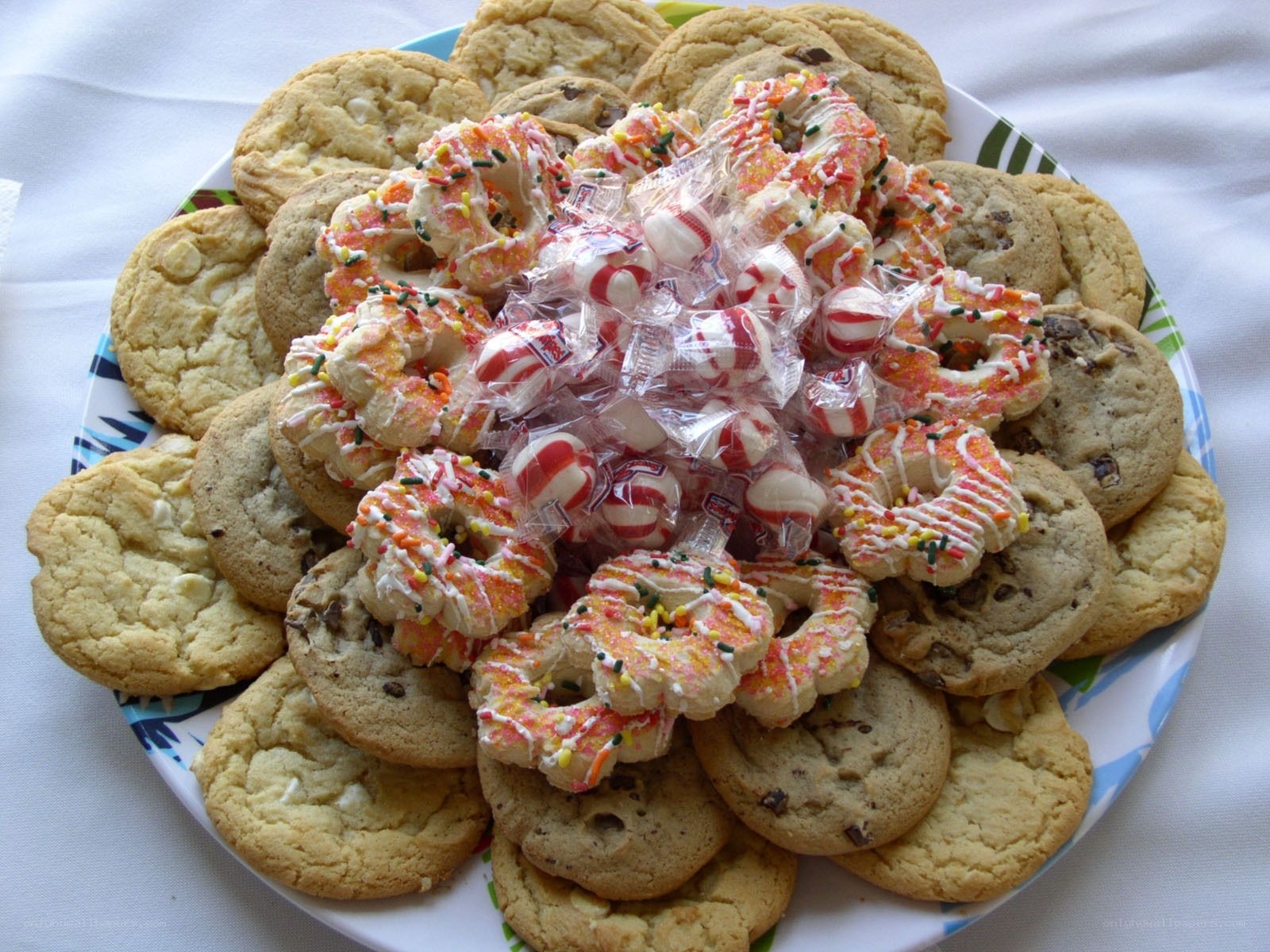 assorted cookies and candies