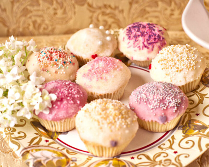 Assorted Cupcakes on Plate