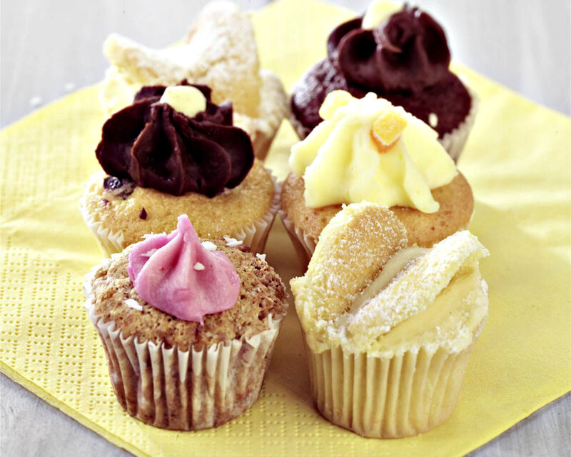 Assorted Cupcakes — Yellow