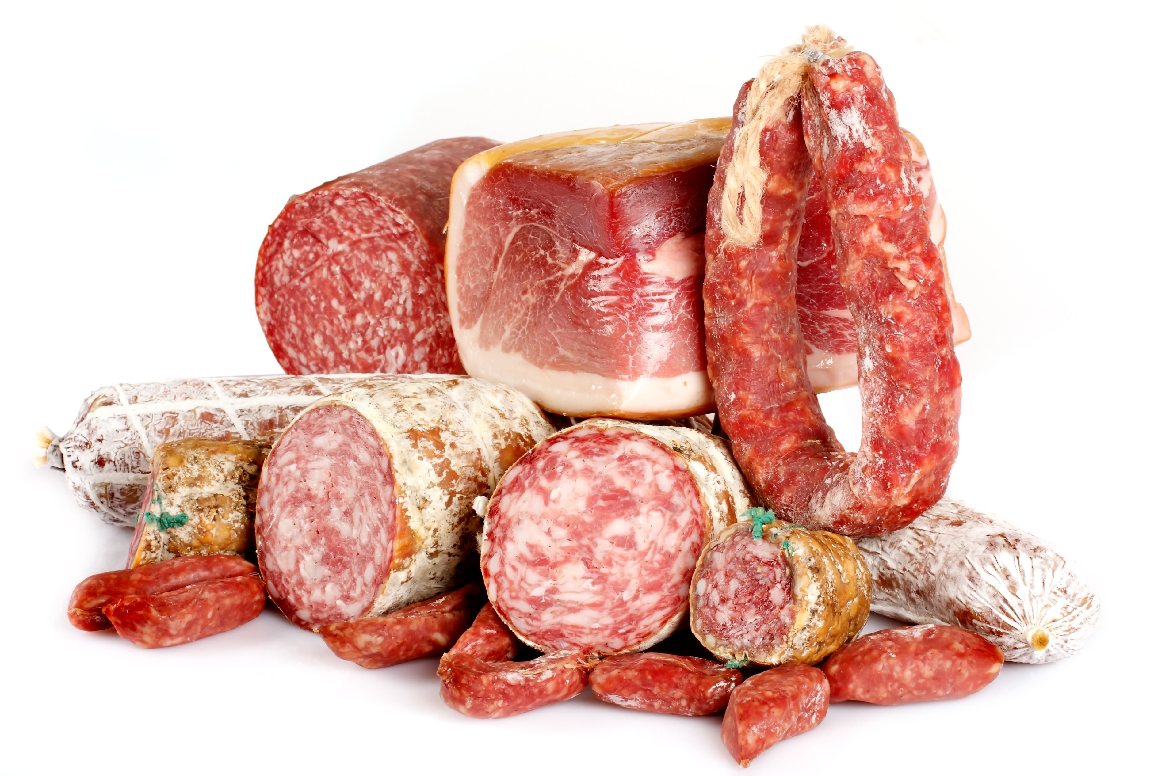 assorted cured meats