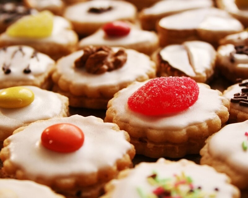 assorted decorated cookies