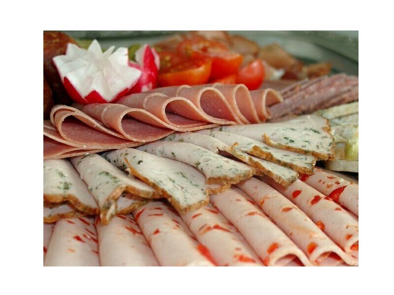 assorted deli meats and cheeses