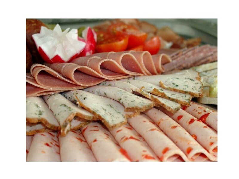 assorted deli meats and cheeses