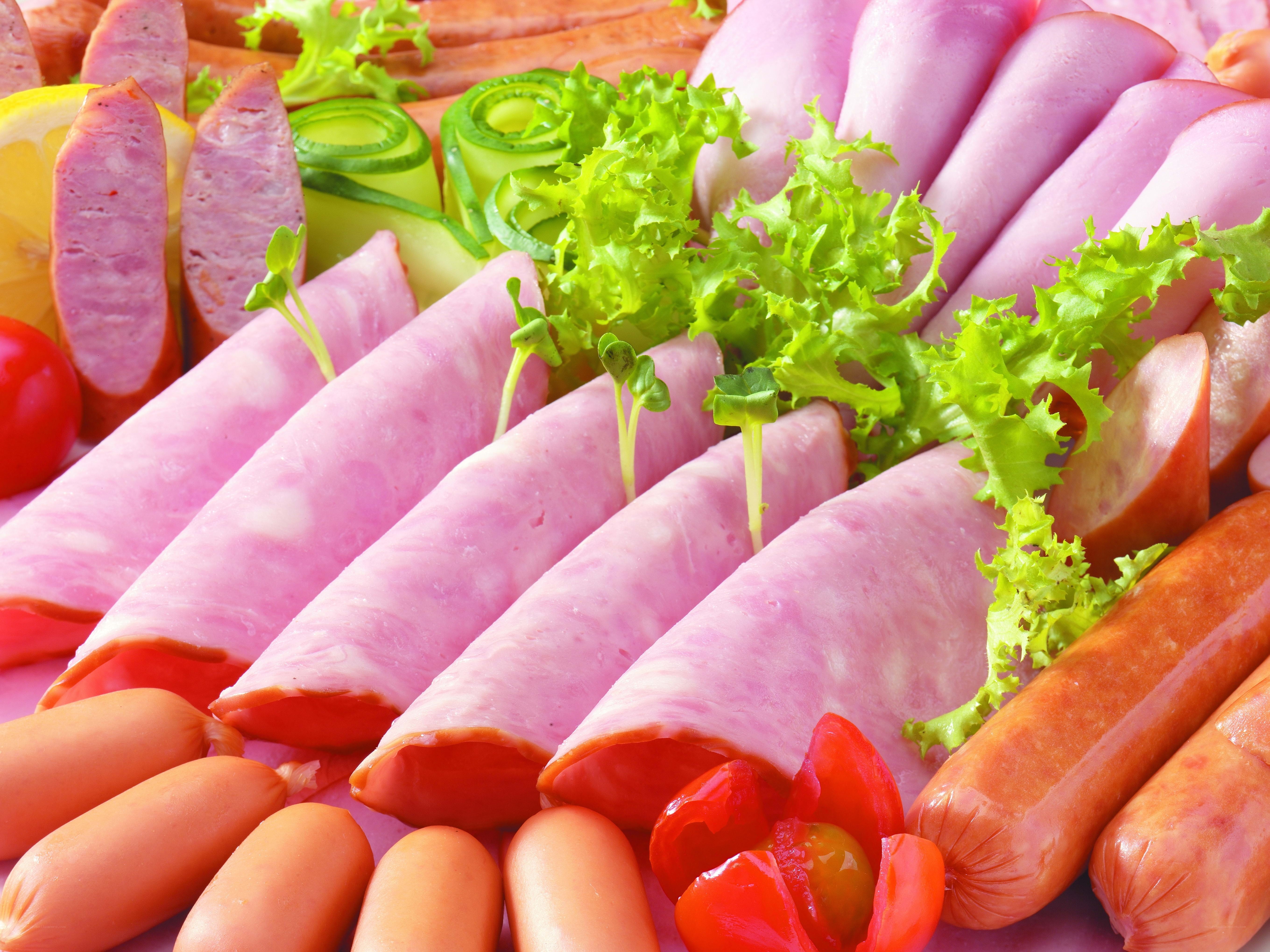 assorted deli meats and sausages