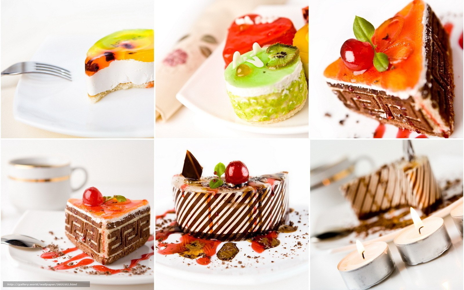 Assorted dessert collection