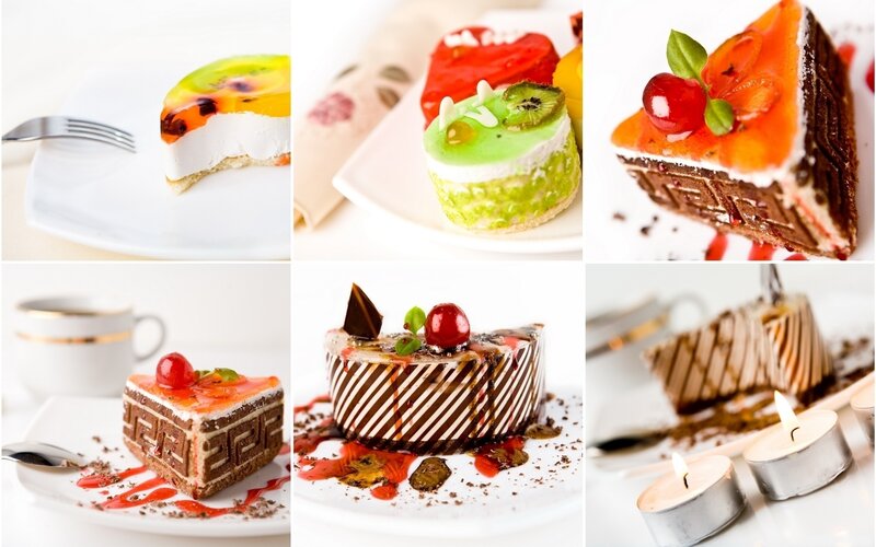Assorted dessert collection