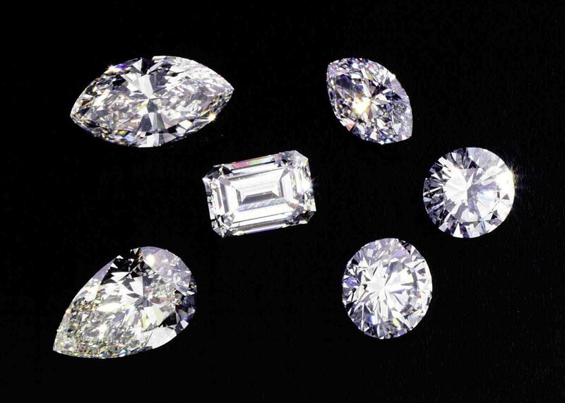 Assorted diamond cuts