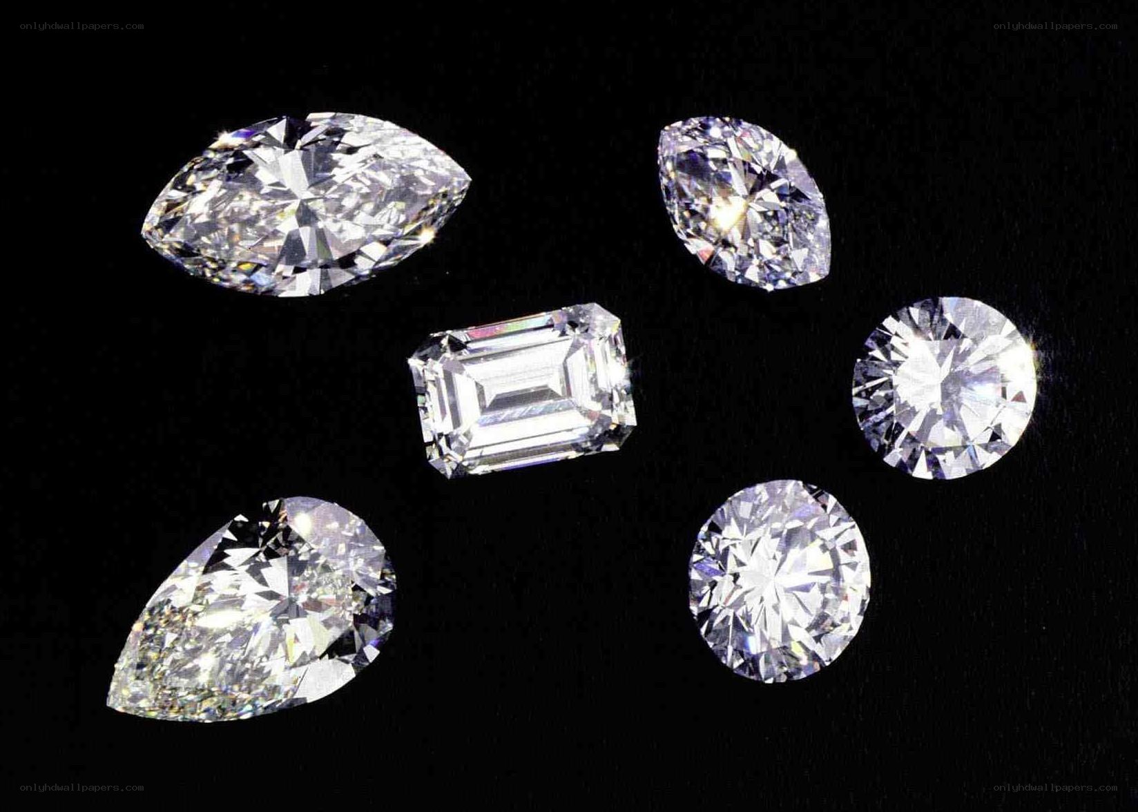 Assorted diamond cuts