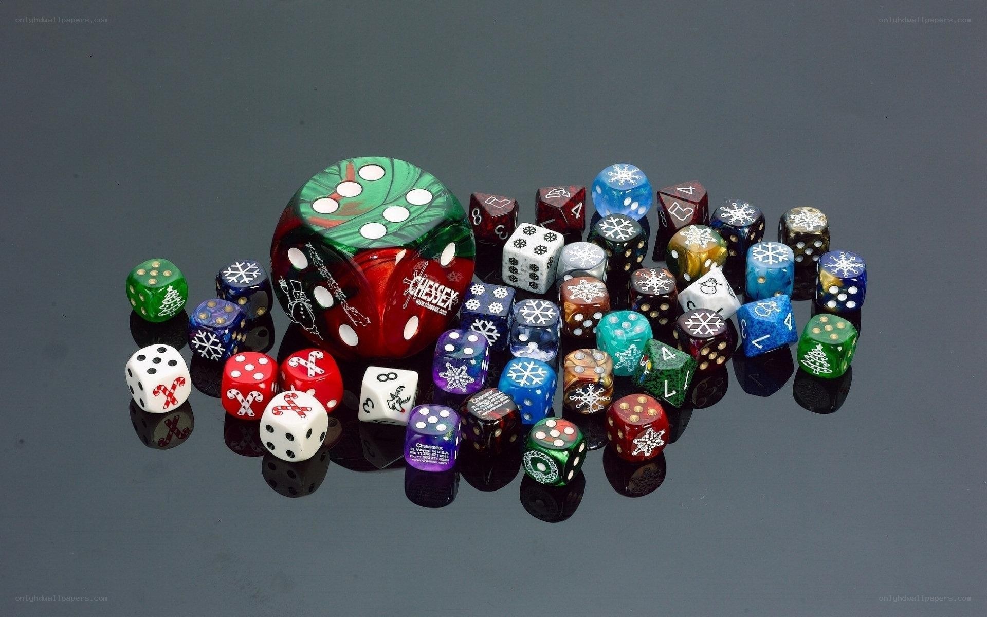assorted dice collection