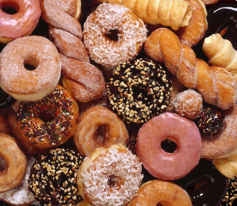 assorted donuts and pastries