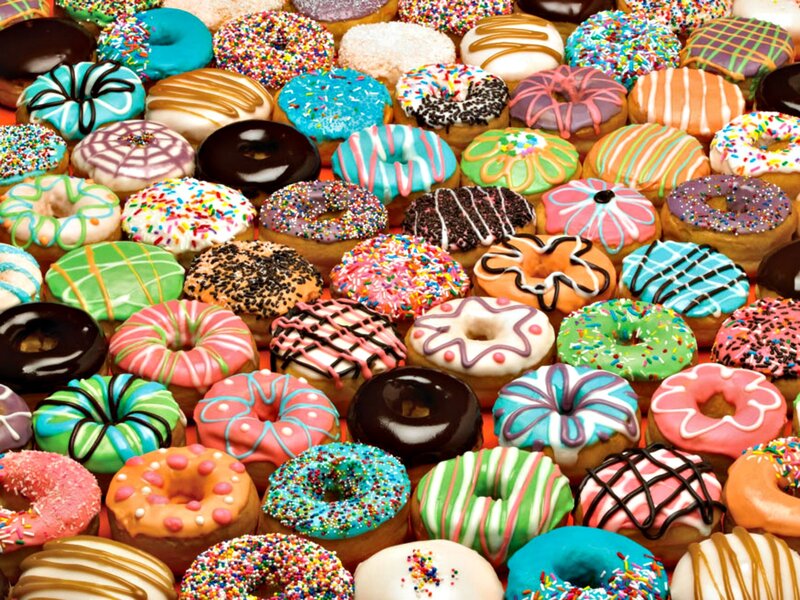 Assorted Donuts — Blue