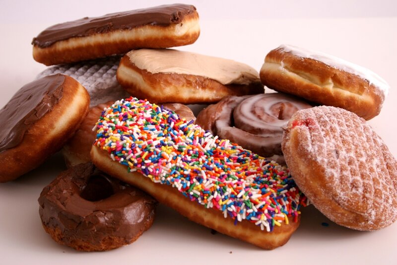 Assorted Donuts — Brown, Appetizing