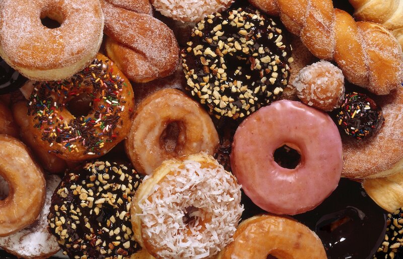 Assorted Donuts — Brown