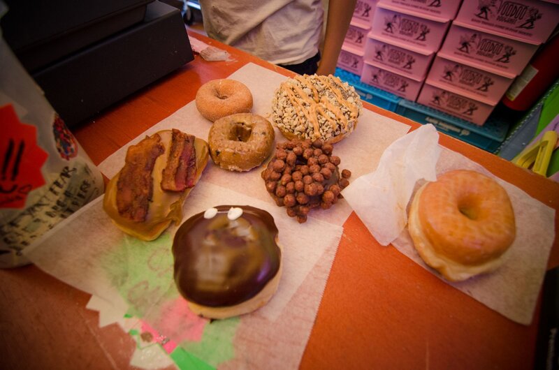 Assorted Donuts on Counter