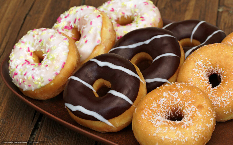 Assorted Donuts on Plate