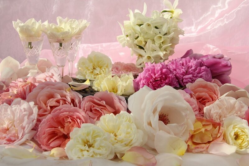 Assorted Flowers in Basket