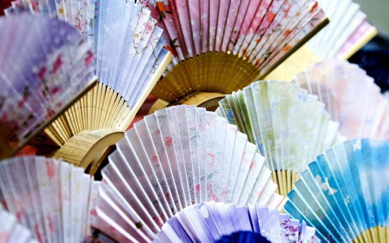 Assorted Folding Fans