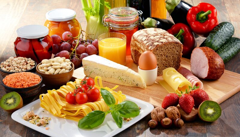 Assorted Food Items