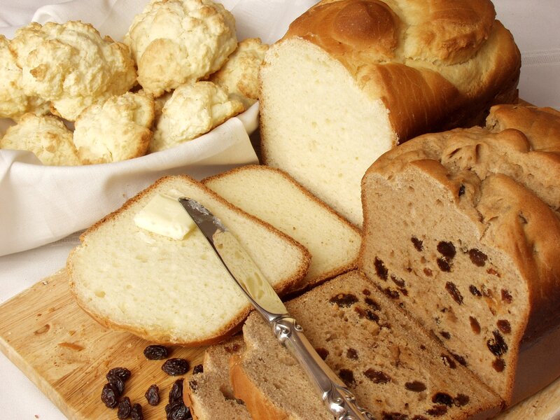 Assorted fresh baked breads