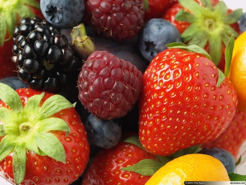 assorted fresh berries