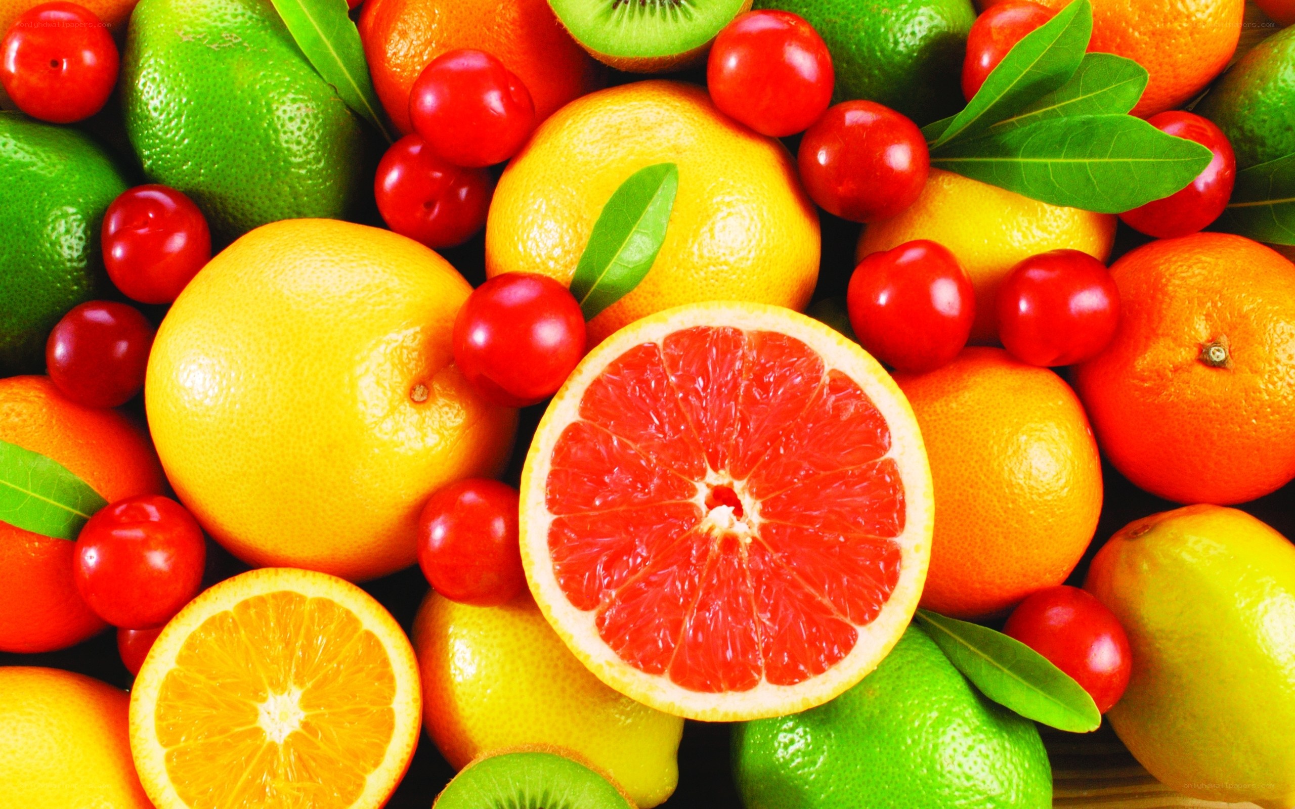 Assorted fresh citrus fruits