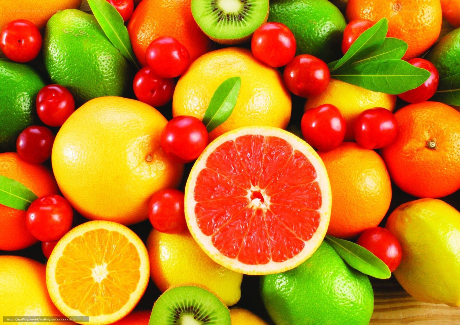 assorted fresh citrus fruits