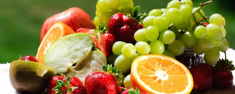 Assorted Fresh Fruits — Green, Afternoon