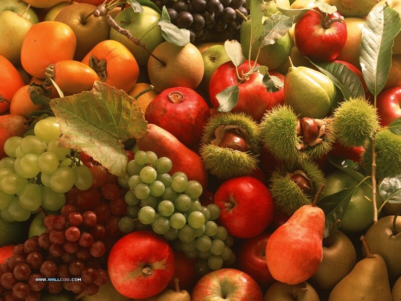 Assorted Fresh Fruits — Red