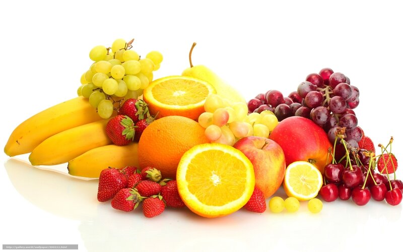 Assorted Fresh Fruits — Yellow, Photograph