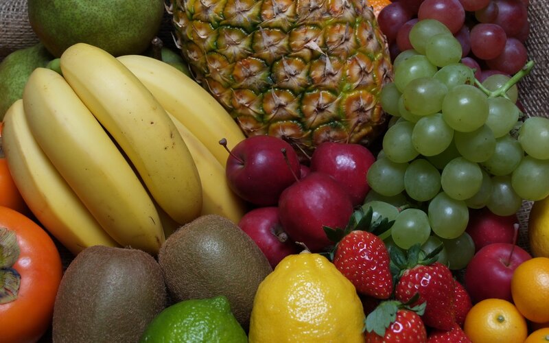 Assorted Fresh Fruits — Yellow