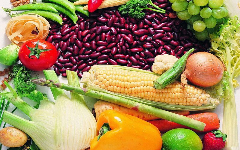 assorted fresh produce