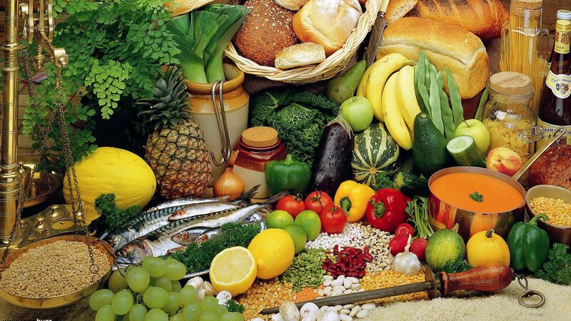 Assorted Fresh Produce and Food