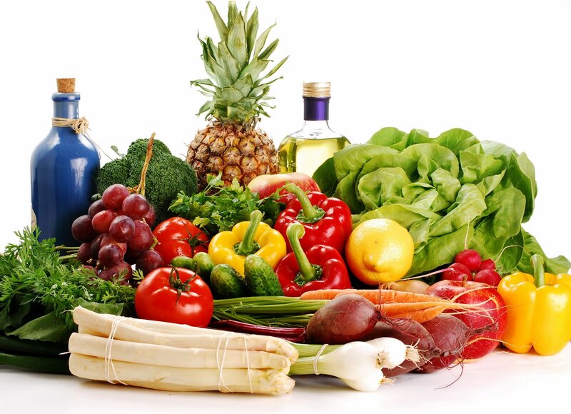 Assorted Fresh Produce — Green, Photograph
