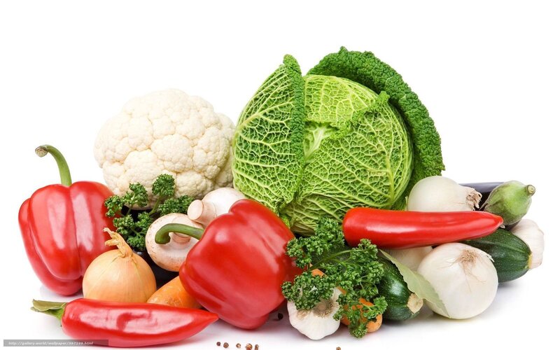 Assorted Fresh Vegetables — Green, Photograph, Cauliflower, Cabbage
