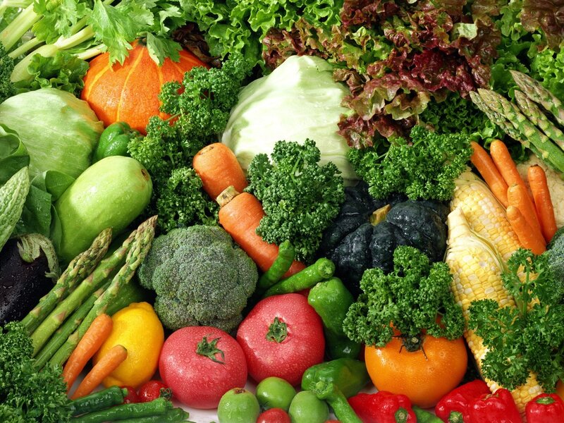 Assorted Fresh Vegetables — Green, Vibrant